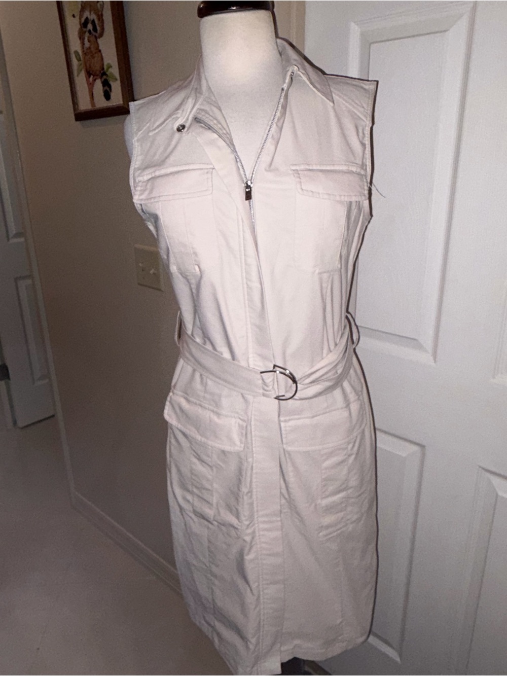 Like new ANATOMIE mallory belted utility dress made in Italy